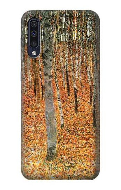 W3380 Gustav Klimt Birch Forest Hard Case and Leather Flip Case For Samsung Galaxy A70