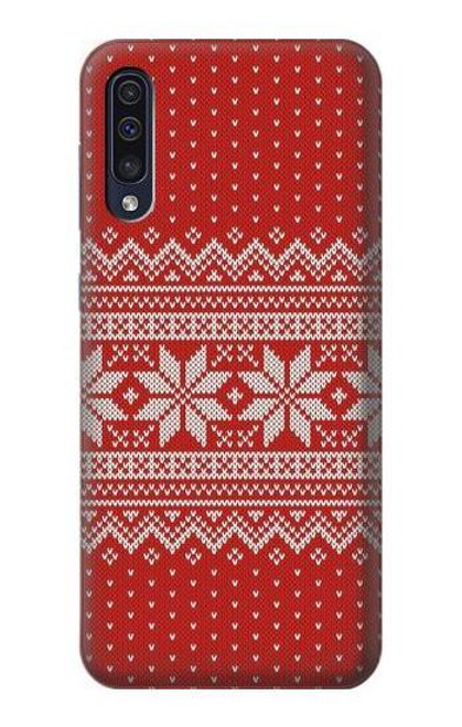 W3384 Winter Seamless Knitting Pattern Hard Case and Leather Flip Case For Samsung Galaxy A70