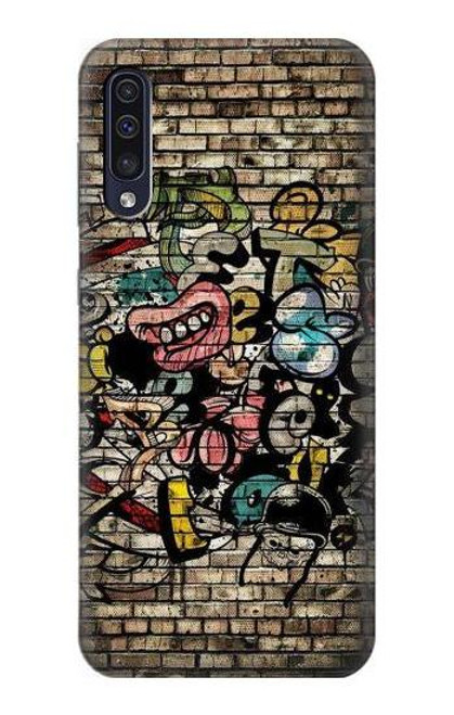 W3394 Graffiti Wall Hard Case and Leather Flip Case For Samsung Galaxy A70