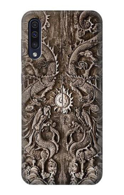 W3395 Dragon Door Hard Case and Leather Flip Case For Samsung Galaxy A70