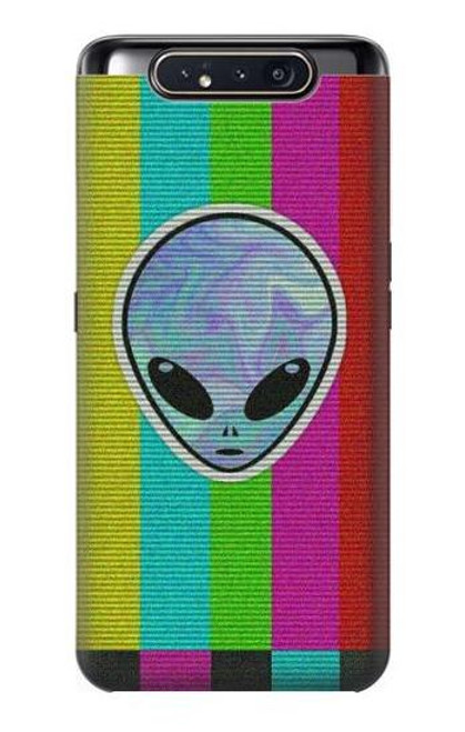 W3437 Alien No Signal Hard Case and Leather Flip Case For Samsung Galaxy A80