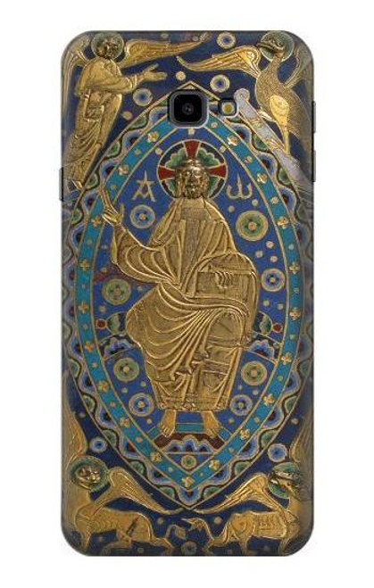 W3620 Book Cover Christ Majesty Hard Case and Leather Flip Case For Samsung Galaxy J4+ (2018), J4 Plus (2018)