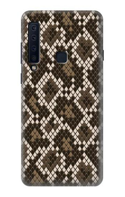 W3389 Seamless Snake Skin Pattern Graphic Hard Case and Leather Flip Case For Samsung Galaxy A9 (2018), A9 Star Pro, A9s