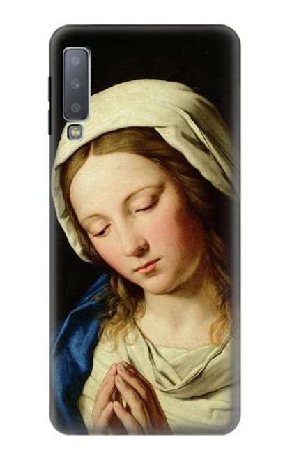 W3476 Virgin Mary Prayer Hard Case and Leather Flip Case For Samsung Galaxy A7 (2018)