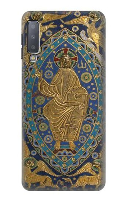 W3620 Book Cover Christ Majesty Hard Case and Leather Flip Case For Samsung Galaxy A7 (2018)