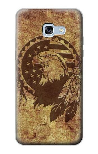 W3378 Native American Hard Case and Leather Flip Case For Samsung Galaxy A5 (2017)