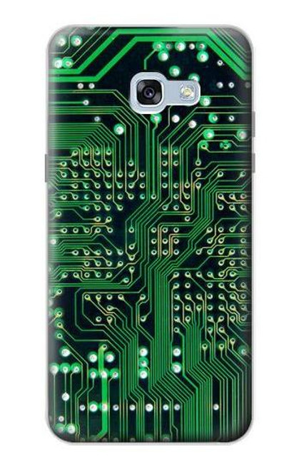 W3392 Electronics Board Circuit Graphic Hard Case and Leather Flip Case For Samsung Galaxy A5 (2017)