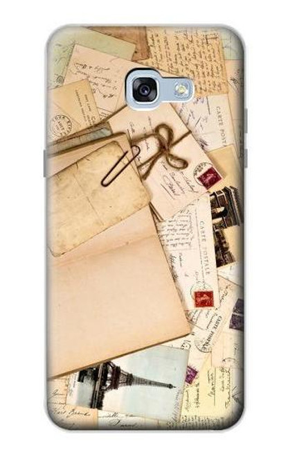 W3397 Postcards Memories Hard Case and Leather Flip Case For Samsung Galaxy A5 (2017)