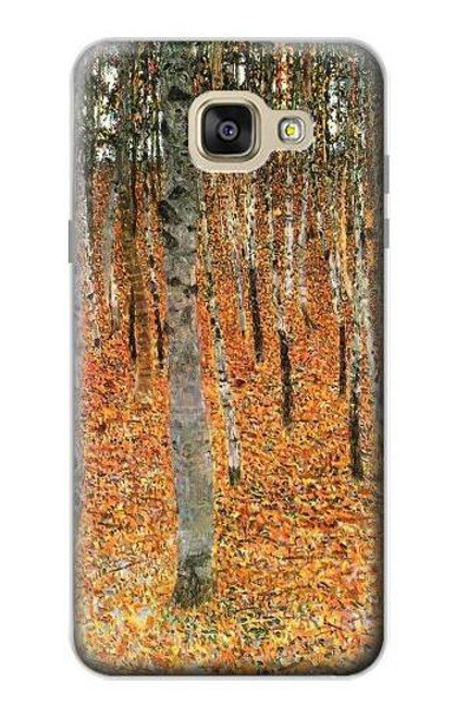 W3380 Gustav Klimt Birch Forest Hard Case and Leather Flip Case For Samsung Galaxy A5 (2016)