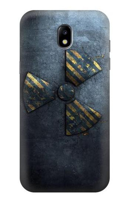 W3438 Danger Radioactive Hard Case and Leather Flip Case For Samsung Galaxy J5 (2017) EU Version