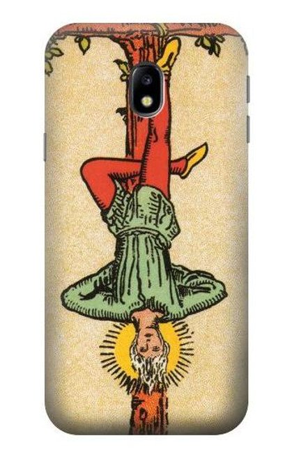 W3377 Tarot Card Hanged Man Hard Case and Leather Flip Case For Samsung Galaxy J3 (2017) EU Version