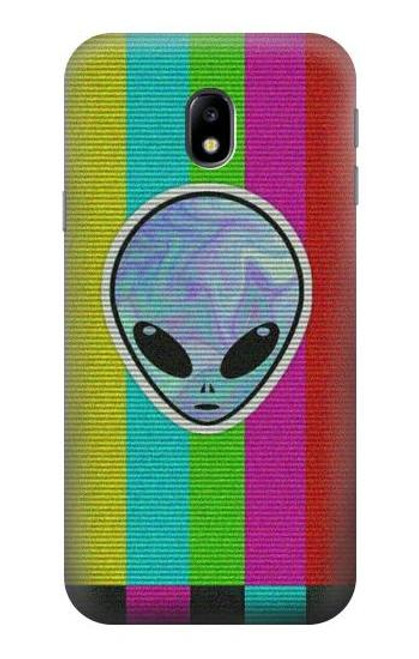 W3437 Alien No Signal Hard Case and Leather Flip Case For Samsung Galaxy J3 (2017) EU Version