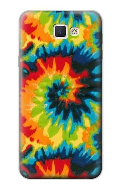 W3459 Tie Dye Hard Case and Leather Flip Case For Samsung Galaxy J7 Prime (SM-G610F)