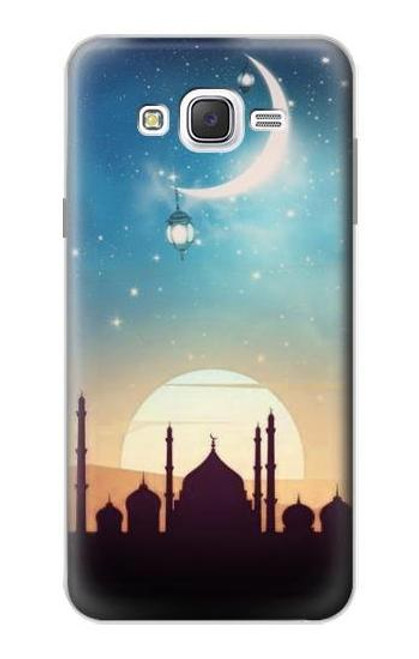 W3502 Islamic Sunset Hard Case and Leather Flip Case For Samsung Galaxy J7