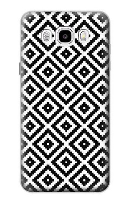 W3424 Ruta Pattern Hard Case and Leather Flip Case For Samsung Galaxy J5 (2016)