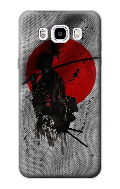 W3517 Japan Flag Samurai Hard Case and Leather Flip Case For Samsung Galaxy J5 (2016)