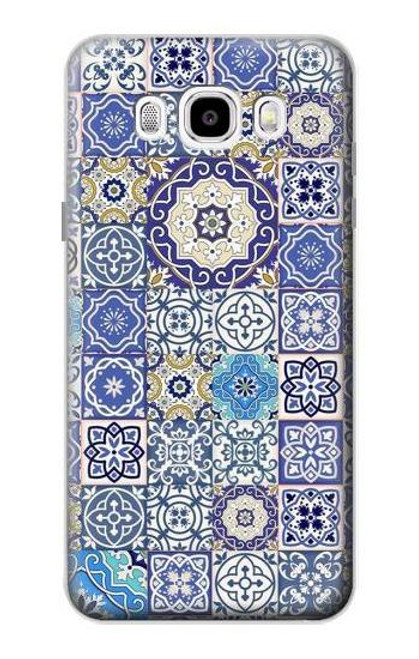 W3537 Moroccan Mosaic Pattern Hard Case and Leather Flip Case For Samsung Galaxy J5 (2016)