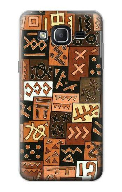 W3460 Mali Art Pattern Hard Case and Leather Flip Case For Samsung Galaxy On5