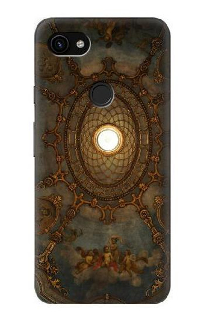 W3565 Municipale Piacenza Theater Hard Case and Leather Flip Case For Google Pixel 3a XL