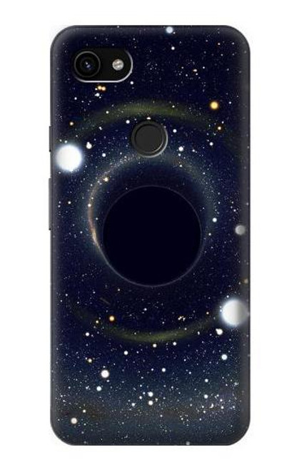 W3617 Black Hole Hard Case and Leather Flip Case For Google Pixel 3a XL