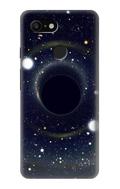 W3617 Black Hole Hard Case and Leather Flip Case For Google Pixel 3