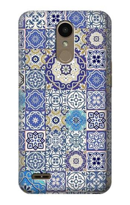 W3537 Moroccan Mosaic Pattern Hard Case and Leather Flip Case For LG K10 (2018), LG K30