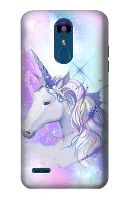 W3375 Unicorn Hard Case and Leather Flip Case For LG K8 (2018)