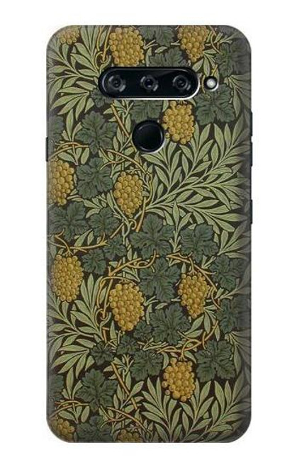 W3662 William Morris Vine Pattern Hard Case and Leather Flip Case For LG V40, LG V40 ThinQ