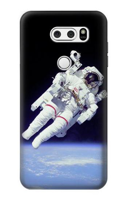 W3616 Astronaut Hard Case and Leather Flip Case For LG V30, LG V30 Plus, LG V30S ThinQ, LG V35, LG V35 ThinQ