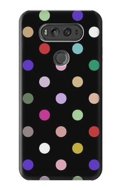 W3532 Colorful Polka Dot Hard Case and Leather Flip Case For LG V20