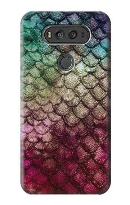 W3539 Mermaid Fish Scale Hard Case and Leather Flip Case For LG V20