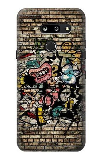 W3394 Graffiti Wall Hard Case and Leather Flip Case For LG G8 ThinQ