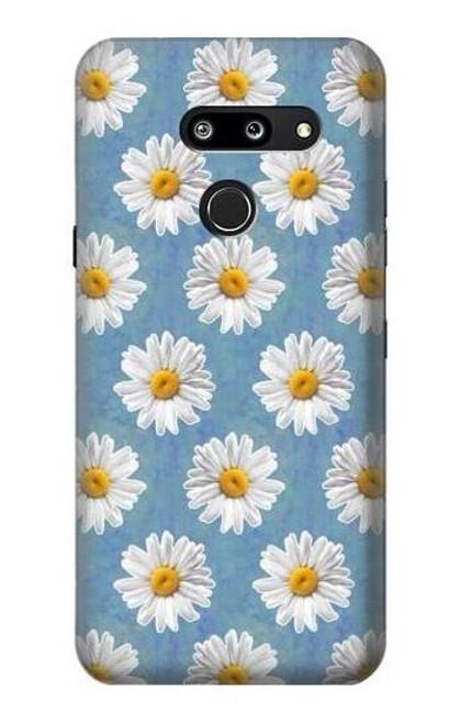 W3454 Floral Daisy Hard Case and Leather Flip Case For LG G8 ThinQ