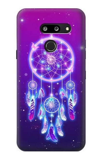 W3484 Cute Galaxy Dream Catcher Hard Case and Leather Flip Case For LG G8 ThinQ