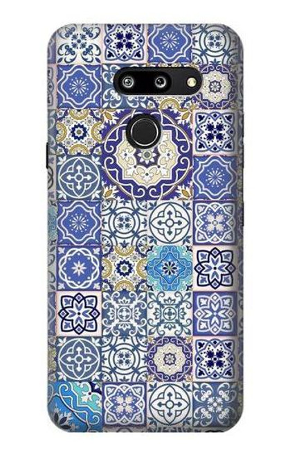 W3537 Moroccan Mosaic Pattern Hard Case and Leather Flip Case For LG G8 ThinQ