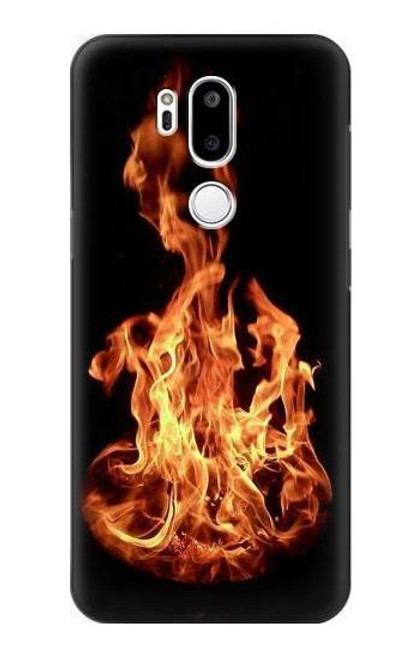 W3379 Fire Frame Hard Case and Leather Flip Case For LG G7 ThinQ