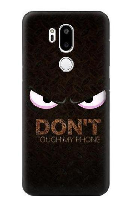 W3412 Do Not Touch My Phone Hard Case and Leather Flip Case For LG G7 ThinQ