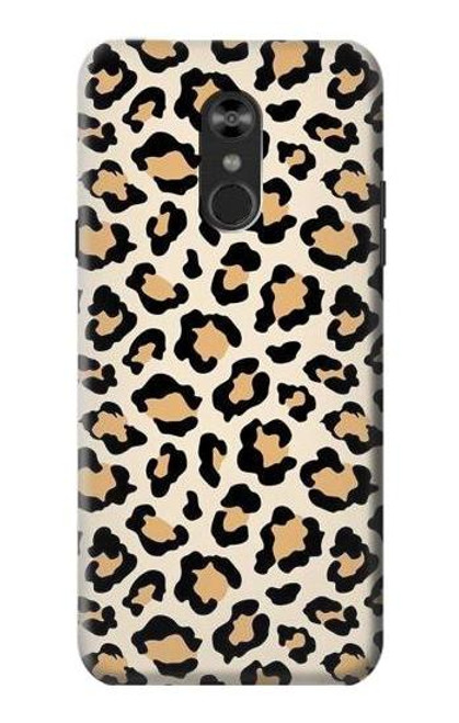 W3374 Fashionable Leopard Seamless Pattern Hard Case and Leather Flip Case For LG Q Stylo 4, LG Q Stylus