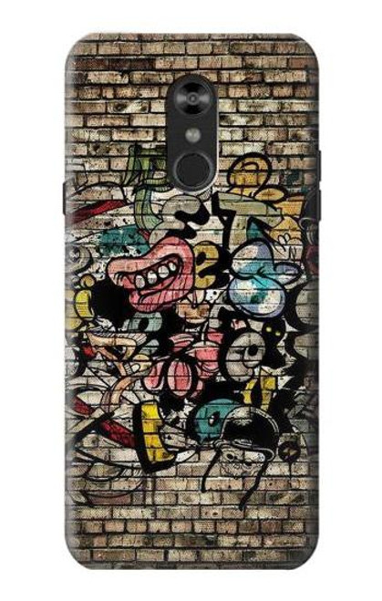 W3394 Graffiti Wall Hard Case and Leather Flip Case For LG Q Stylo 4, LG Q Stylus