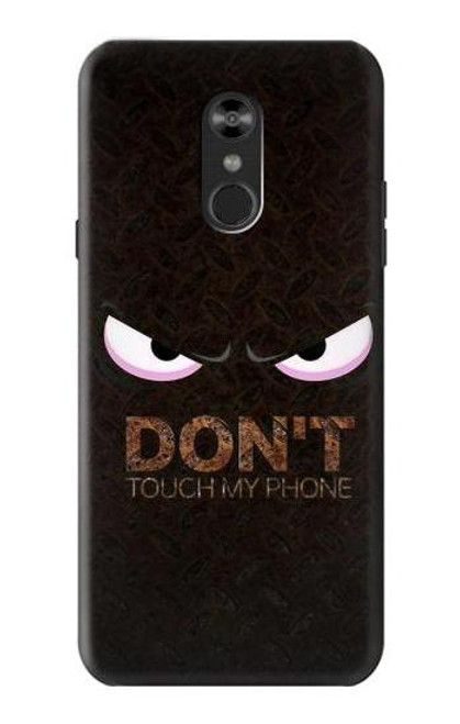 W3412 Do Not Touch My Phone Hard Case and Leather Flip Case For LG Q Stylo 4, LG Q Stylus