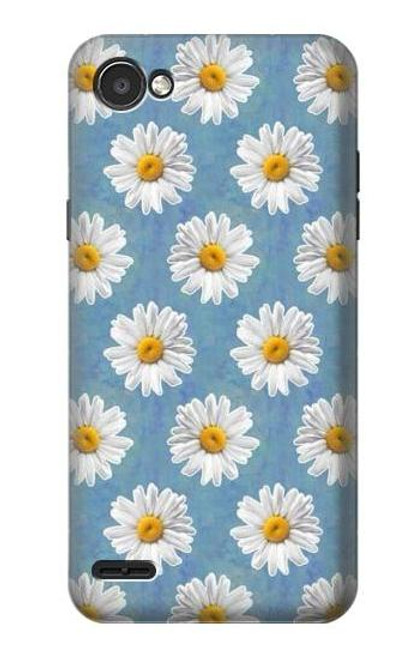 W3454 Floral Daisy Hard Case and Leather Flip Case For LG Q6