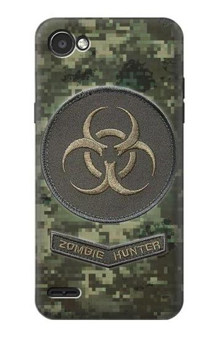 W3468 Biohazard Zombie Hunter Graphic Hard Case and Leather Flip Case For LG Q6