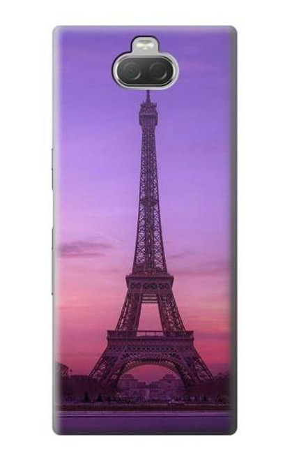W3447 Eiffel Paris Sunset Hard Case and Leather Flip Case For Sony Xperia 10