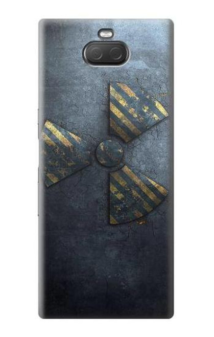 W3438 Danger Radioactive Hard Case and Leather Flip Case For Sony Xperia 10 Plus