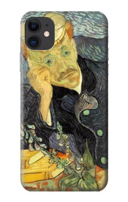 W0212 Van Gogh Portrait of Dr. Gachet Hard Case and Leather Flip Case For iPhone 11