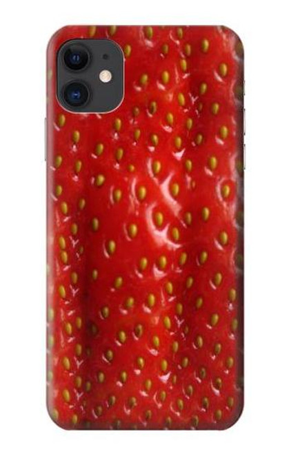 W2225 Strawberry Hard Case and Leather Flip Case For iPhone 11