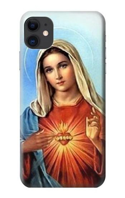 W2420 The Virgin Mary Santa Maria Hard Case and Leather Flip Case For iPhone 11