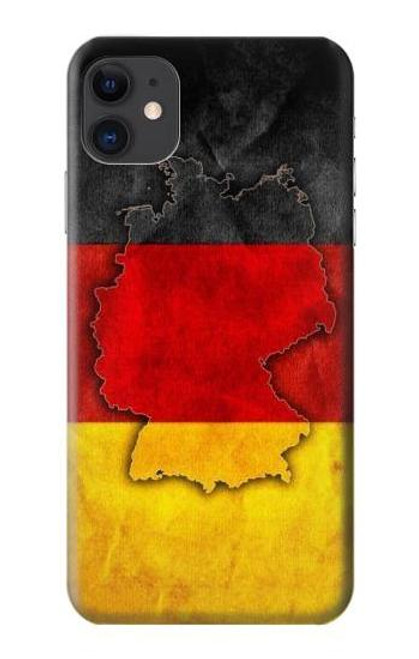 W2935 Germany Flag Map Hard Case and Leather Flip Case For iPhone 11