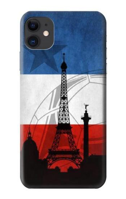 W2980 France Football Soccer Euro 2016 Hard Case and Leather Flip Case For iPhone 11