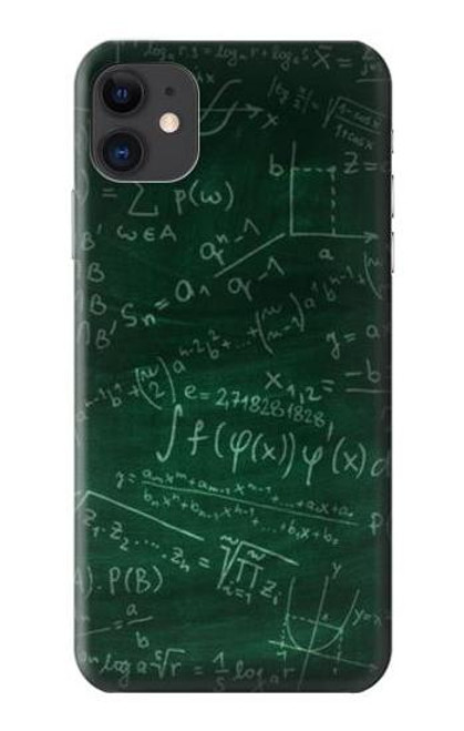 W3190 Math Formula Greenboard Hard Case and Leather Flip Case For iPhone 11